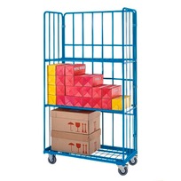 Сервировочные тележки Тележка-стеллаж для перевозки и хранения белья Grace фото