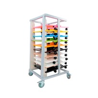 Сервировочные тележки Компактная система хранения мобильный стеллаж «Твист Лайт» фото