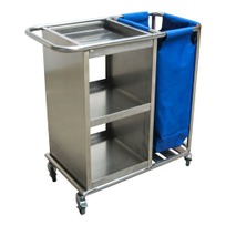 Сервировочные тележки Тележка для горничных из нержавеющей стали Michael фото